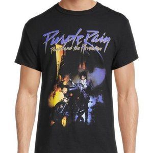 Men's Prince Purple Rain Graphic Print T-shirt 2XL